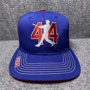 Chicago Cubs Hat Cap Snap Back Blue Red MLB Baseball Cubs 44 SGA Mens